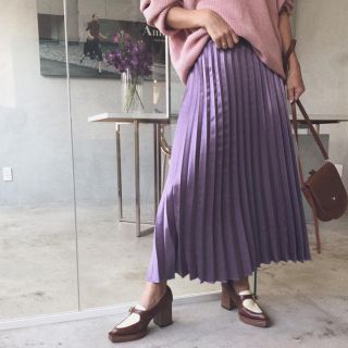 アメリヴィンテージ(Ameri VINTAGE)の即完売 SHINING PLEATS SKIRT(ロングスカート)