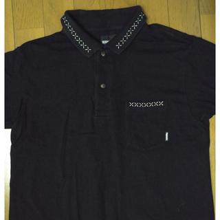 ネイバーフッド(NEIGHBORHOOD)のNEIGHBORHOOD ネイバーフッド 刺繍ポロシャツ 黒 S(ポロシャツ)