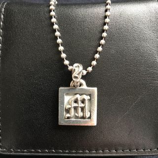 クロムハーツ(Chrome Hearts)の正規品 クロムハーツ イニシャルチャーム M【正規ボールチェーン付】美品(ネックレス)