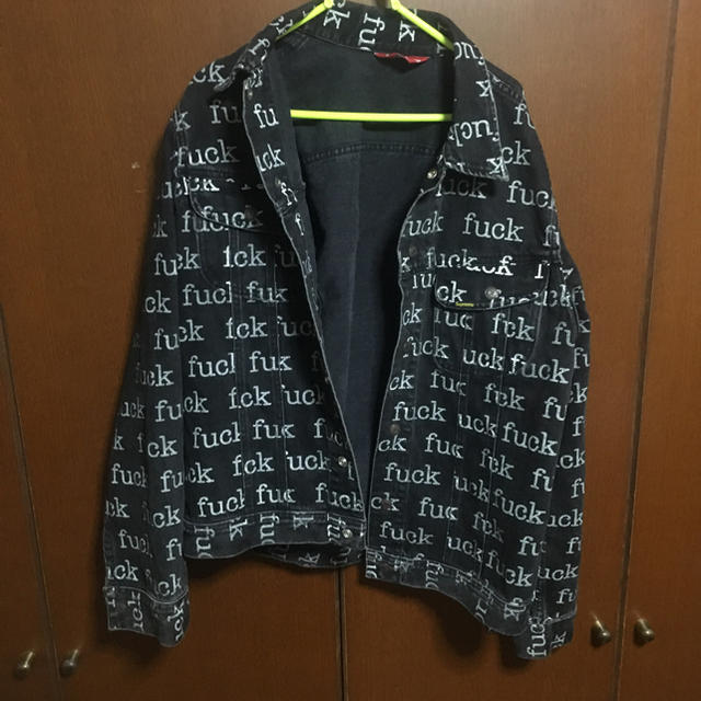 Supreme(シュプリーム)のsupreme fuck denim  jacket メンズのジャケット/アウター(Gジャン/デニムジャケット)の商品写真