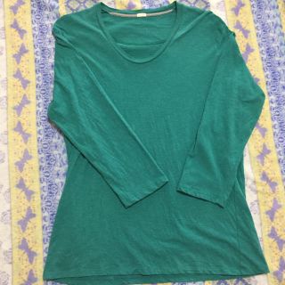 ジーユー(GU)のGU メンズ 七分袖Tシャツ XL(Tシャツ/カットソー(七分/長袖))