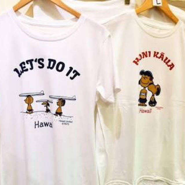 Snoopy ハワイ限定 日焼けスヌーピーtシャツ レディースsの通販 By まい S Shop スヌーピーならラクマ