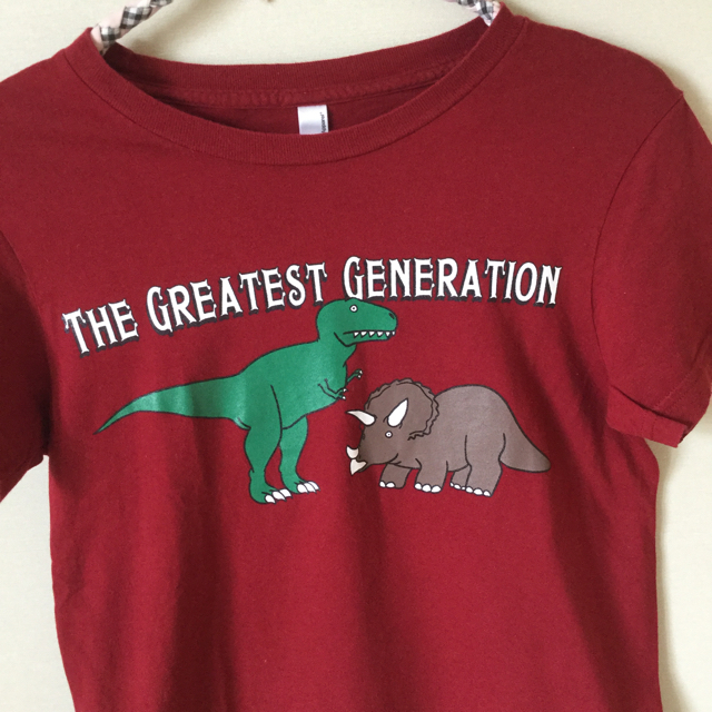 American Apparel(アメリカンアパレル)のAmerican Apparelの恐竜Tシャツ メンズのトップス(Tシャツ/カットソー(半袖/袖なし))の商品写真