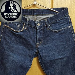 ヒステリックグラマー(HYSTERIC GLAMOUR)の【美品】ヒステリックグラマー スタッズデニム HYSTERICGLAMOUR(デニム/ジーンズ)