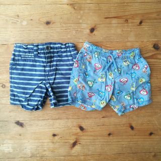 ベビーギャップ(babyGAP)のbabyGAP/H&M パンツ 2枚組 80(パンツ)