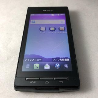 トウシバ(東芝)の送料無料★IS04/TSI04 ブラック au 中古 スマホ(スマートフォン本体)