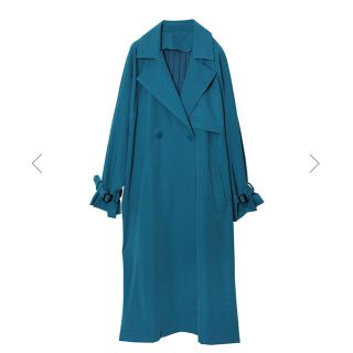 アメリヴィンテージ(Ameri VINTAGE)のSEE THROUGH BACK PLEATS TRENCH ameri(トレンチコート)