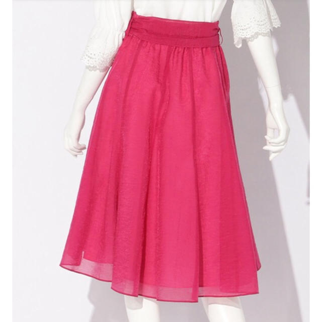 WILLSELECTION(ウィルセレクション)のウィルセレクション  シャイニーボイルミディスカート レディースのスカート(ひざ丈スカート)の商品写真