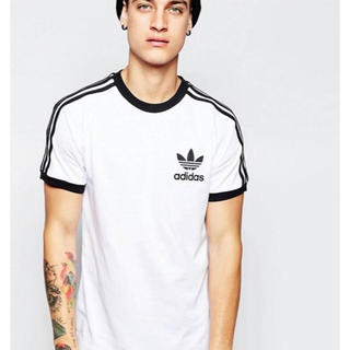 アディダス(adidas)の新品 ホワイト Lサイズ adidas★ カリフォルニアTシャツ ユニセックス(Tシャツ/カットソー(半袖/袖なし))