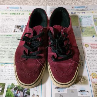 ヴァンズ(VANS)のVANS スニーカー 25 えんじ？ あずき？ワイン？ボルドー？色(スニーカー)