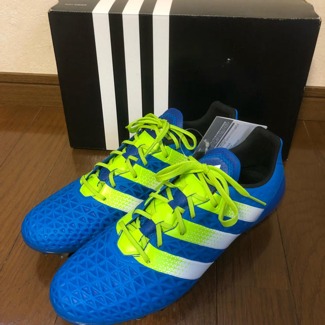 adidas(アディダス)の新品未使用adidasスパイク28cmエースACE16.1HGブルー青アディダス スポーツ/アウトドアのサッカー/フットサル(シューズ)の商品写真