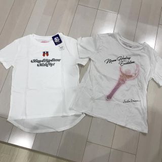 セーラームーン(セーラームーン)のセーラームーン GU コラボ Tシャツ2枚セットで(Tシャツ(半袖/袖なし))