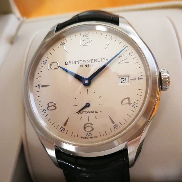 BAUME&MERCIER(ボームエメルシエ)のロータ様専用　ボーム&メルシエ　クリフトン　MOA10052 メンズの時計(腕時計(アナログ))の商品写真