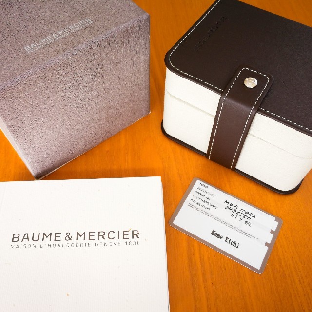 BAUME&MERCIER(ボームエメルシエ)のロータ様専用　ボーム&メルシエ　クリフトン　MOA10052 メンズの時計(腕時計(アナログ))の商品写真