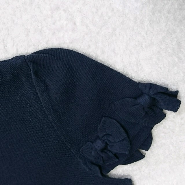 M'S GRACY(エムズグレイシー)のエムズグレイシー お袖リボンニット レディースのトップス(ニット/セーター)の商品写真