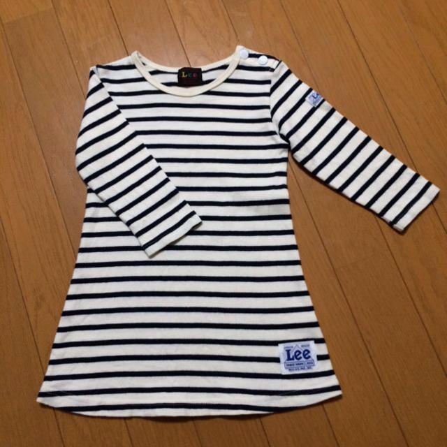 Lee(リー)のLee  ボーダーワンピース キッズ/ベビー/マタニティのキッズ服女の子用(90cm~)(その他)の商品写真