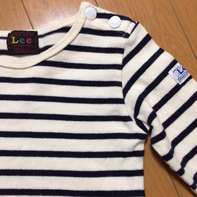 Lee(リー)のLee  ボーダーワンピース キッズ/ベビー/マタニティのキッズ服女の子用(90cm~)(その他)の商品写真