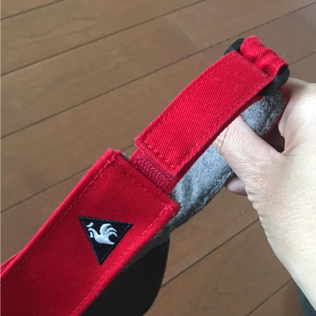 le coq sportif(ルコックスポルティフ)のルコック サンバイザー スポーツ/アウトドアのゴルフ(その他)の商品写真