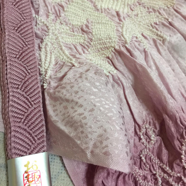 藤色 帯揚げ 帯締め セット レディースの水着/浴衣(和装小物)の商品写真