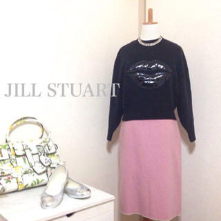 ジルスチュアート(JILLSTUART)のJILL STUART ラメツイードSK(ひざ丈スカート)