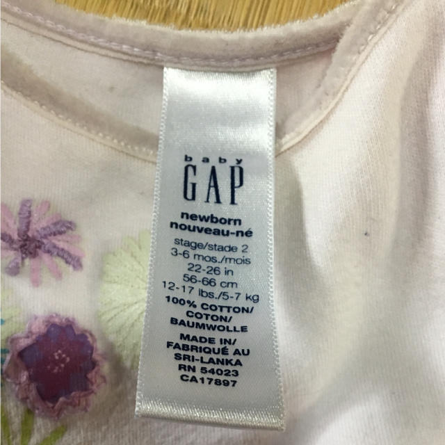 babyGAP(ベビーギャップ)のbaby GAPワンピース キッズ/ベビー/マタニティのベビー服(~85cm)(ワンピース)の商品写真