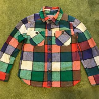 エフオーキッズ(F.O.KIDS)の未使用品✨FO KIDS ✨チェックシャツ 110(Tシャツ/カットソー)