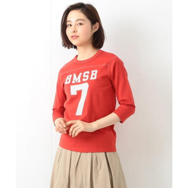 BEAMS BOY(ビームスボーイ)のフットボールTシャツ レディースのトップス(Tシャツ(長袖/七分))の商品写真