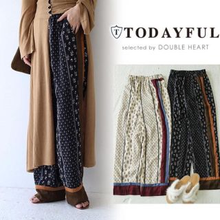 トゥデイフル(TODAYFUL)のTODAYFUL pattern panel PT(カジュアルパンツ)