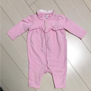 ラルフローレン(Ralph Lauren)のラルフローレン 6m ピンク ロンパース 70cm(ロンパース)