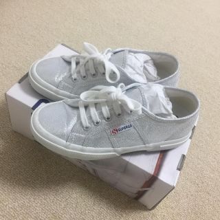 スペルガ(SUPERGA)のスペルガ シルバー 美品(スニーカー)