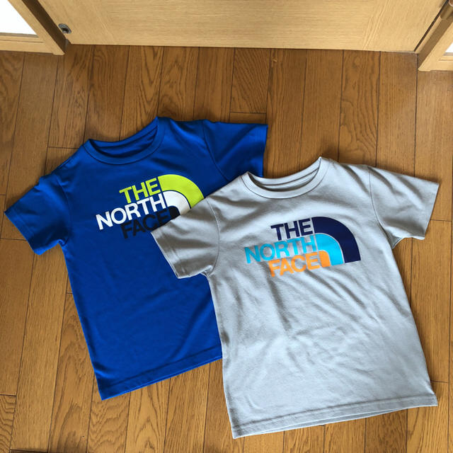 THE NORTH FACE(ザノースフェイス)のノースフェイス 半袖Tシャツ  140  ２枚セット キッズ/ベビー/マタニティのキッズ服男の子用(90cm~)(Tシャツ/カットソー)の商品写真