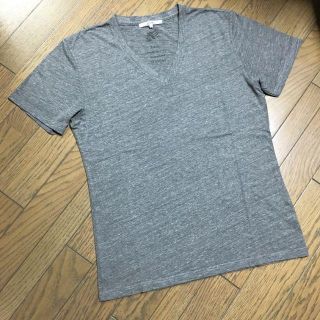 ジャーナルスタンダード(JOURNAL STANDARD)の美品JOURNAL STANDARD Vネックカットソー　霜降り　ジャーナル(Tシャツ/カットソー(半袖/袖なし))