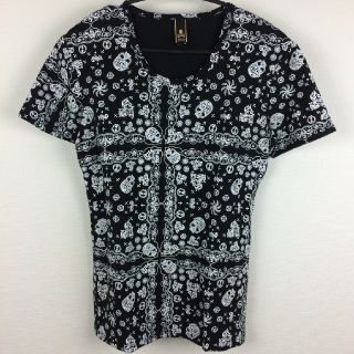 ロエン(Roen)の新品同様品 Roen ロエン 半袖カットソー ブラック サイズL(Tシャツ/カットソー(半袖/袖なし))