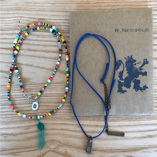 R.NEWBOLD(アールニューボールド)のR.NEWBOLD ネックレス 青のみ メンズのアクセサリー(ネックレス)の商品写真