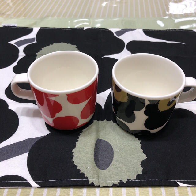 新品 marimekko マグカップ2点セット