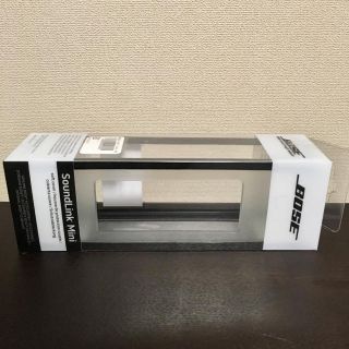 ボーズ(BOSE)のBose SoundLink Mini ケース カバー ブラック 新品未開封(スピーカー)