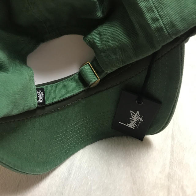 STUSSY(ステューシー)の新品未使用！stussy cap キャップ 緑 メンズの帽子(キャップ)の商品写真