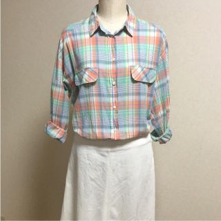 レトロガール(RETRO GIRL)のチェックシャツ(シャツ/ブラウス(長袖/七分))