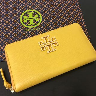 トリーバーチ(Tory Burch)の★ちせ様専用★【新品】トリーバーチ ラウンドファスナー イエロー イギリス購入(財布)