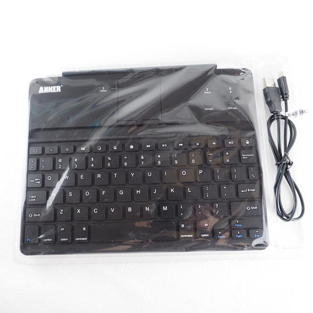 anker Bluetoothキーボード Apple iPad ブラック スマホ/家電/カメラのPC/タブレット(PC周辺機器)の商品写真
