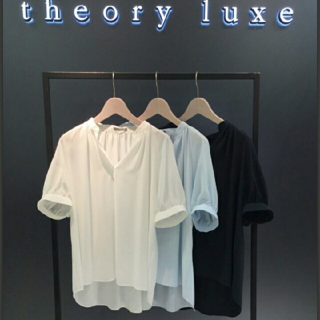 theory - 新品タグ付き セオリーリュクスブラウスの通販 by cinnamon's shop｜セオリーならラクマ