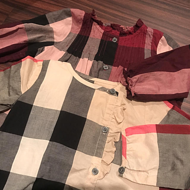 BURBERRY(バーバリー)のバーバリー ワンピース トップス レギンス 3点 6m 70cm 美品 キッズ/ベビー/マタニティのベビー服(~85cm)(ワンピース)の商品写真