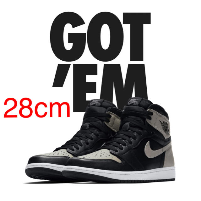 【再値下げ】AIR JORDAN 1 RETRO HIGH OG SHADOW