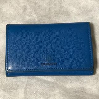 コーチ(COACH)のお値下げ☆良品☆青 ブルー 6連 キーケース  COACH(キーケース)