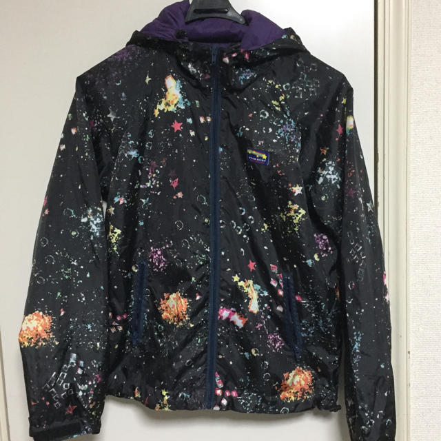 【送料込み】宇宙柄🌎シャカシャカパーカー♡【フード付き】 レディースのトップス(パーカー)の商品写真