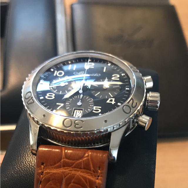 Breguet(ブレゲ)のブレゲ トランスアトランティック 3820美品 付属あり メンズの時計(腕時計(アナログ))の商品写真