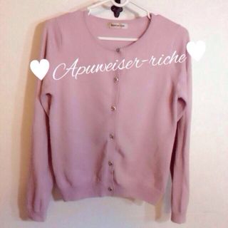 アプワイザーリッシェ(Apuweiser-riche)の♡ビジューボタンアンサンブル♡(カーディガン)