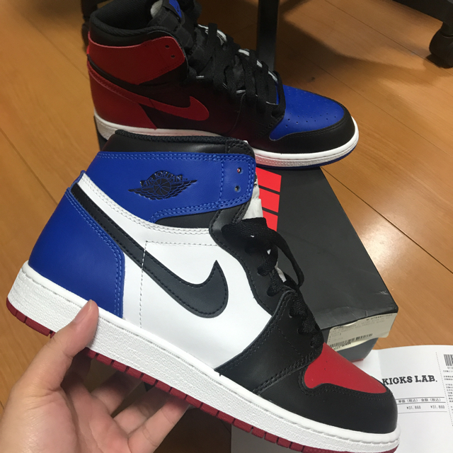 【25cm】NIKE AIR JORDAN 1 OG high TOP3 GS