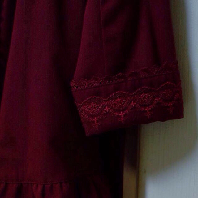 axes femme(アクシーズファム)の最終値下✡ワインカラートレンチコート レディースのジャケット/アウター(トレンチコート)の商品写真