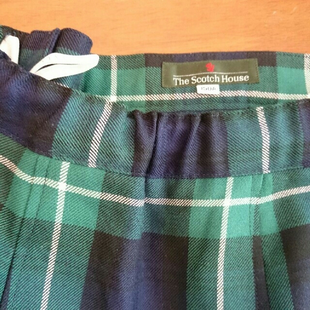 THE SCOTCH HOUSE(ザスコッチハウス)のチェックスカート   150A キッズ/ベビー/マタニティのキッズ服女の子用(90cm~)(スカート)の商品写真